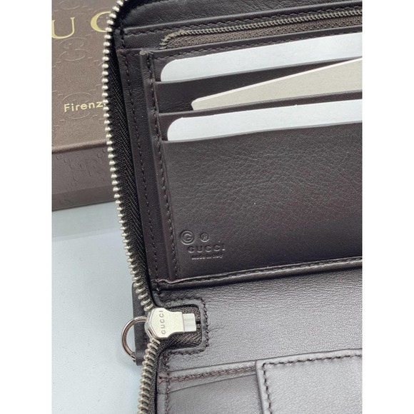 NIB GUCCI Microguccissima Large Zip Around Organizer Wallet - Picture 6 of 8